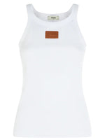 White Scoop Neck Top 1