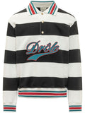 Off White Striped Polo 1