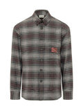 Grey Relaxed Check Shirt 1