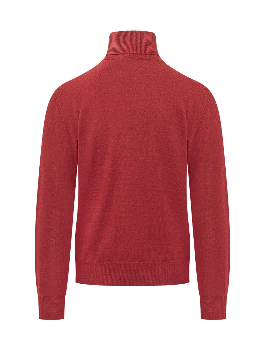 Red Turtle Neck Sweater 2