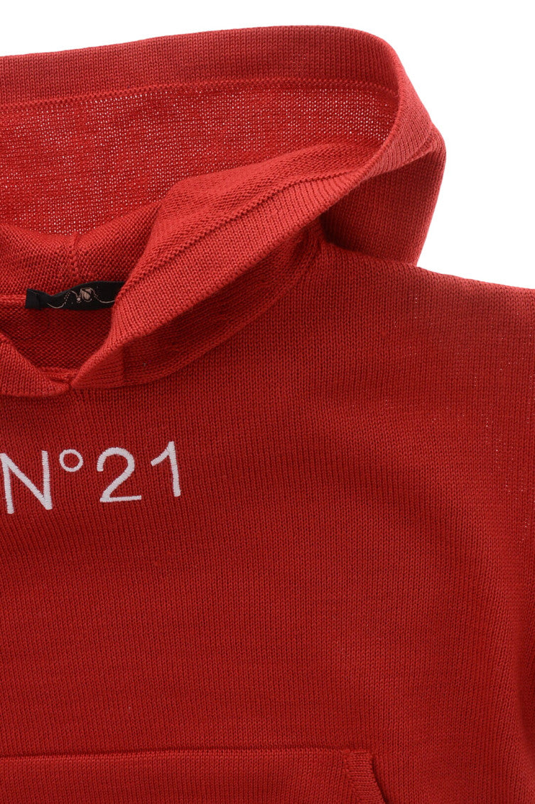 Boys Red Logo Hoodie 2