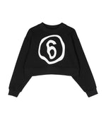 Girls Black Graphic Sweatshirt 1