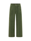 Green Mid Rise Jeans 1