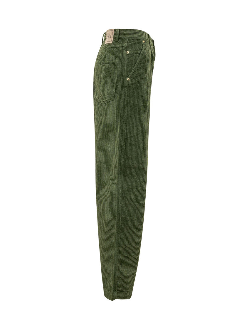 Green Mid Rise Jeans 3