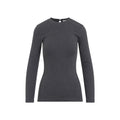 Grey Solid Crew Neck T-Shirt 1
