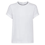 White Crew Neck T-Shirt 1