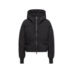 Black Quilted Hood Jacket 1
