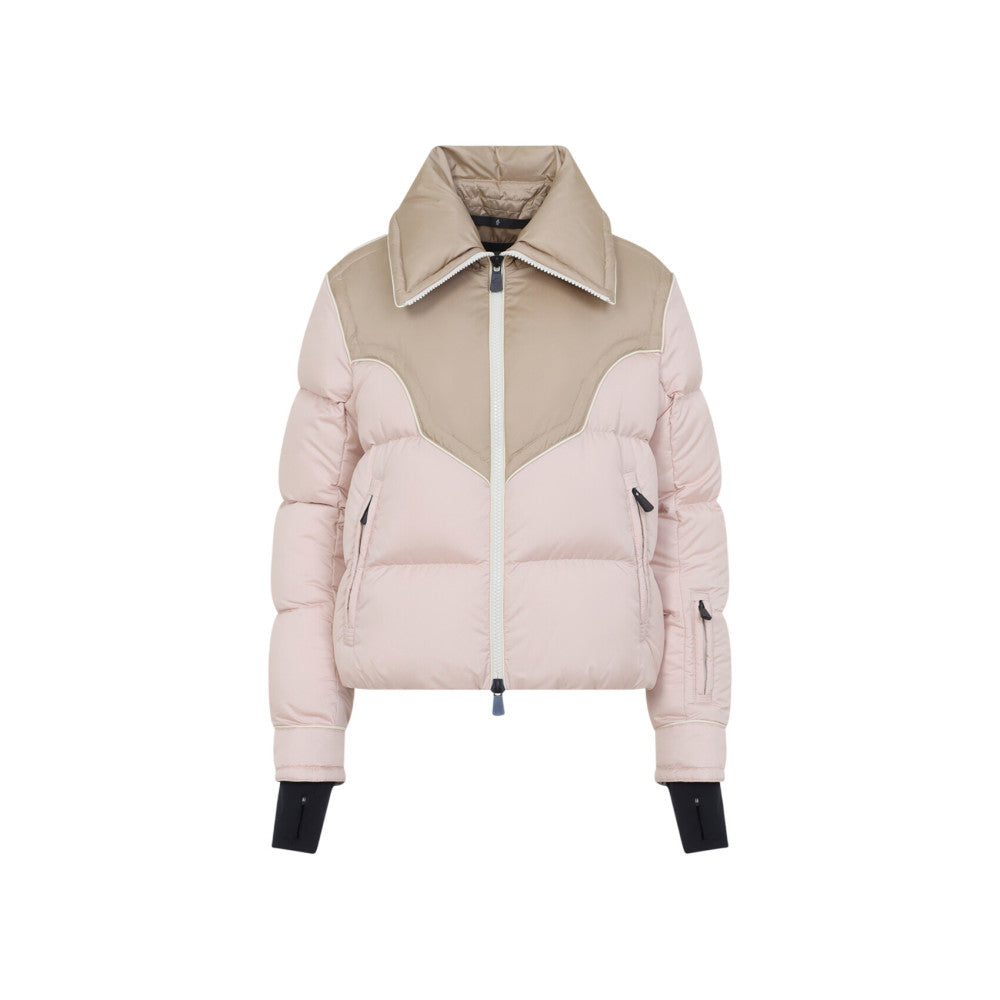 Light Pink Color Block Jacket 2