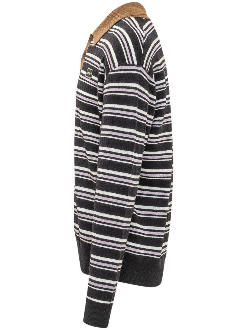 Dark Navy Striped Polo 3