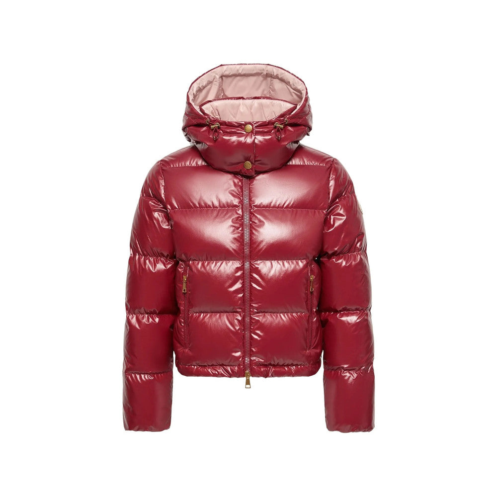 Red Quilted Hood Jacket 1