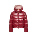 Red Quilted Hood Jacket 1