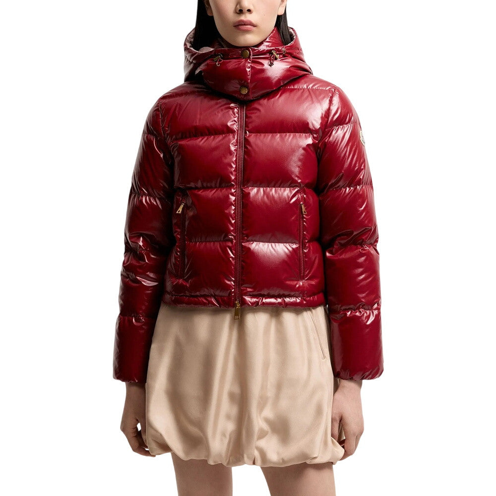 Red Quilted Hood Jacket 2