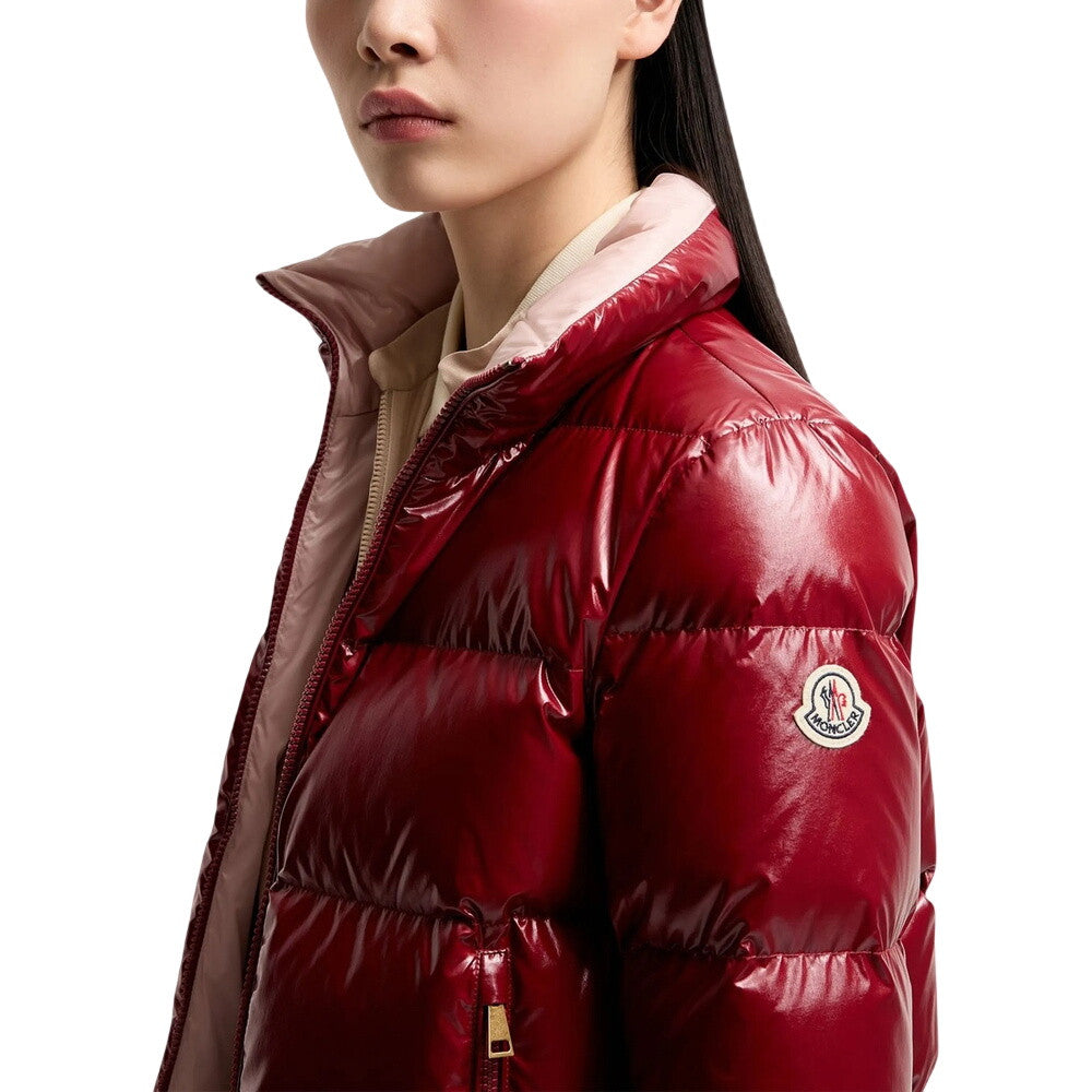 Red Quilted Hood Jacket 5