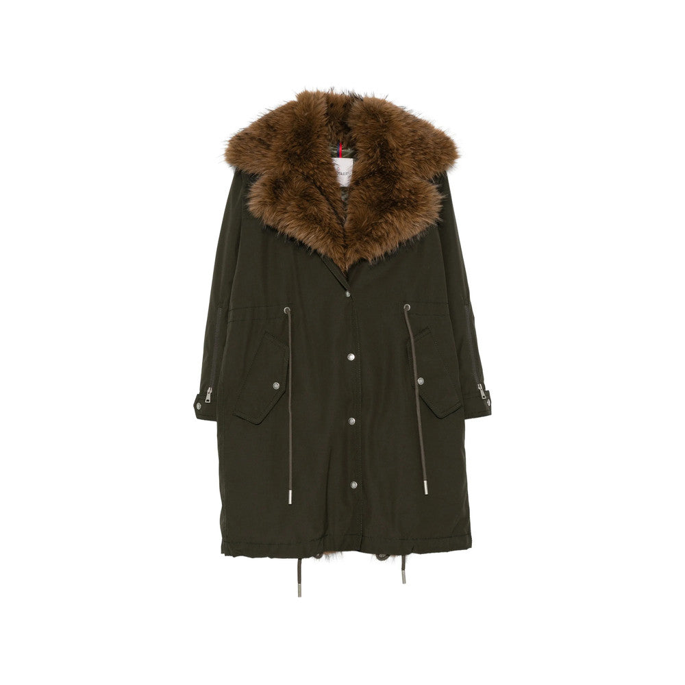 Green Hood Trench Coat 1