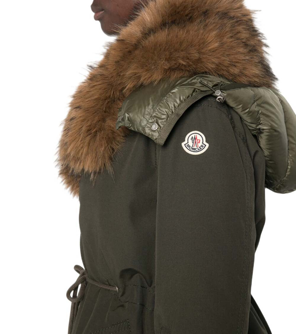Green Hood Trench Coat 4