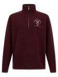 Maroon Half Zip Sweatshirt 1