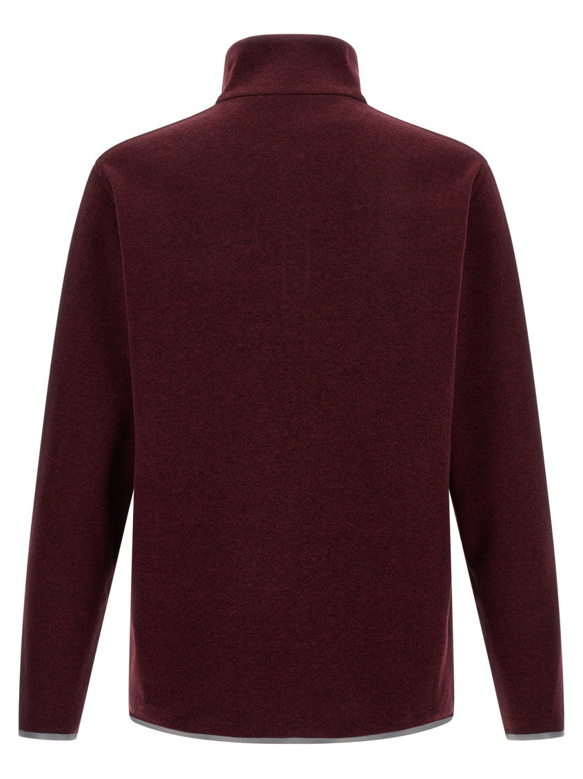 Maroon Half Zip Sweatshirt 2
