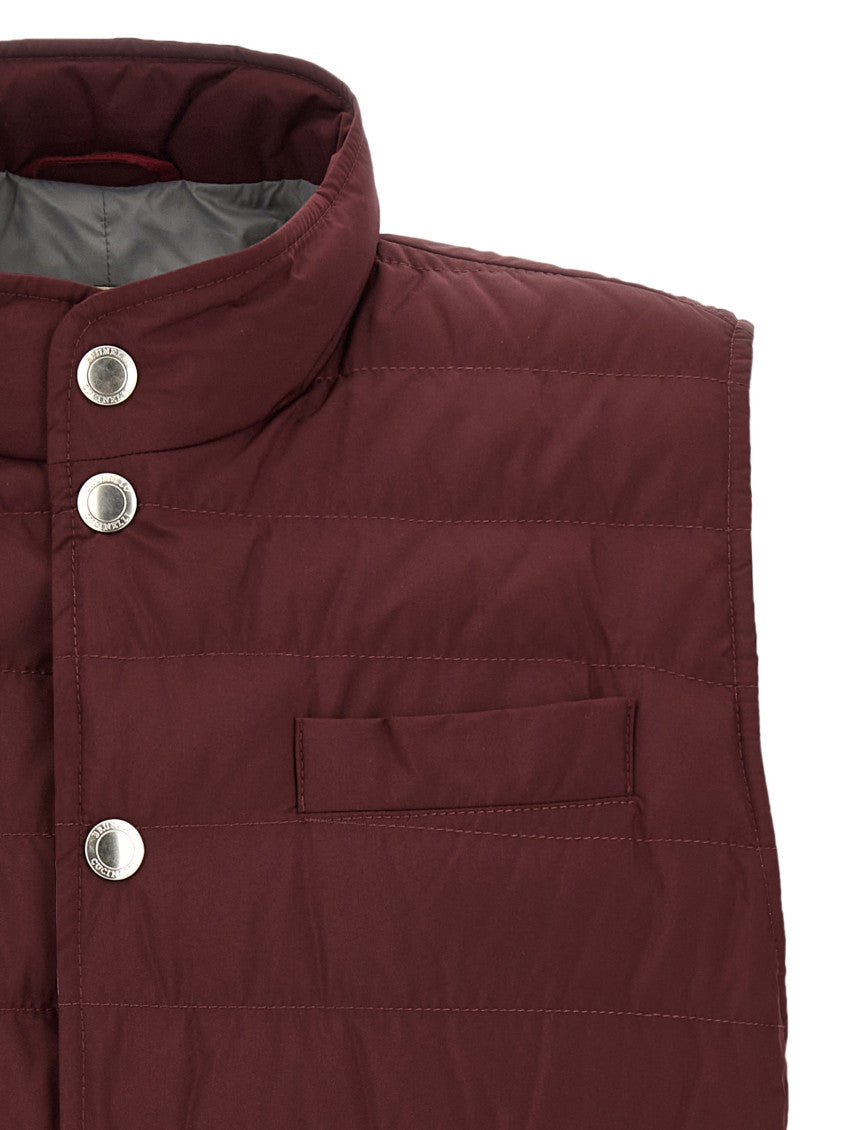 Maroon Sleeveless Jacket 3