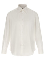 White Regular Solid Shirt 1