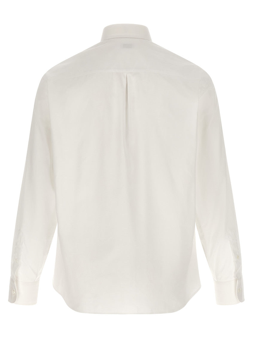 White Regular Solid Shirt 2