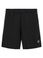 Black Logo Swim Shorts 1