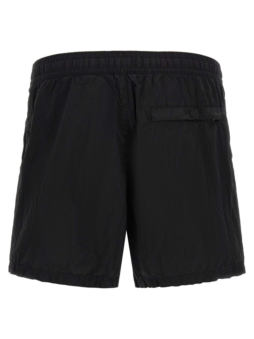 Black Logo Swim Shorts 2