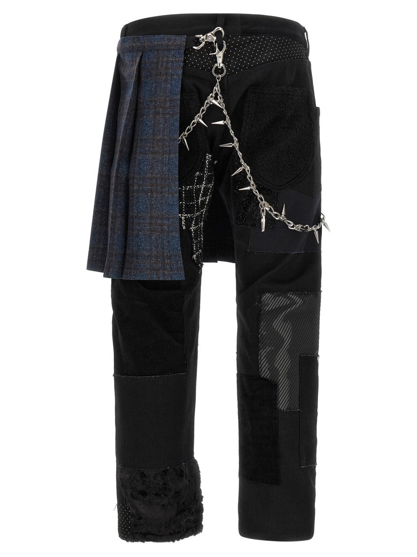 Black Straight Mid Rise Jeans 3