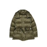 Green Quilted Hood Jacket 1