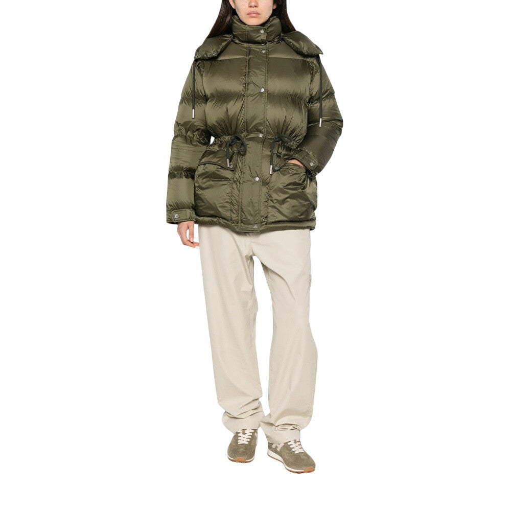 Green Quilted Hood Jacket 2