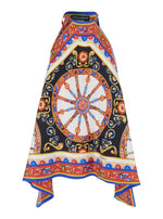Multicolor Printed Halter Neck Top 1