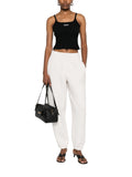 Black Scoop Neck Top 1