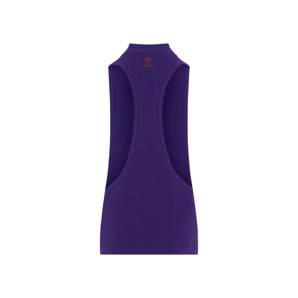 Purple Mock Collar Top 2