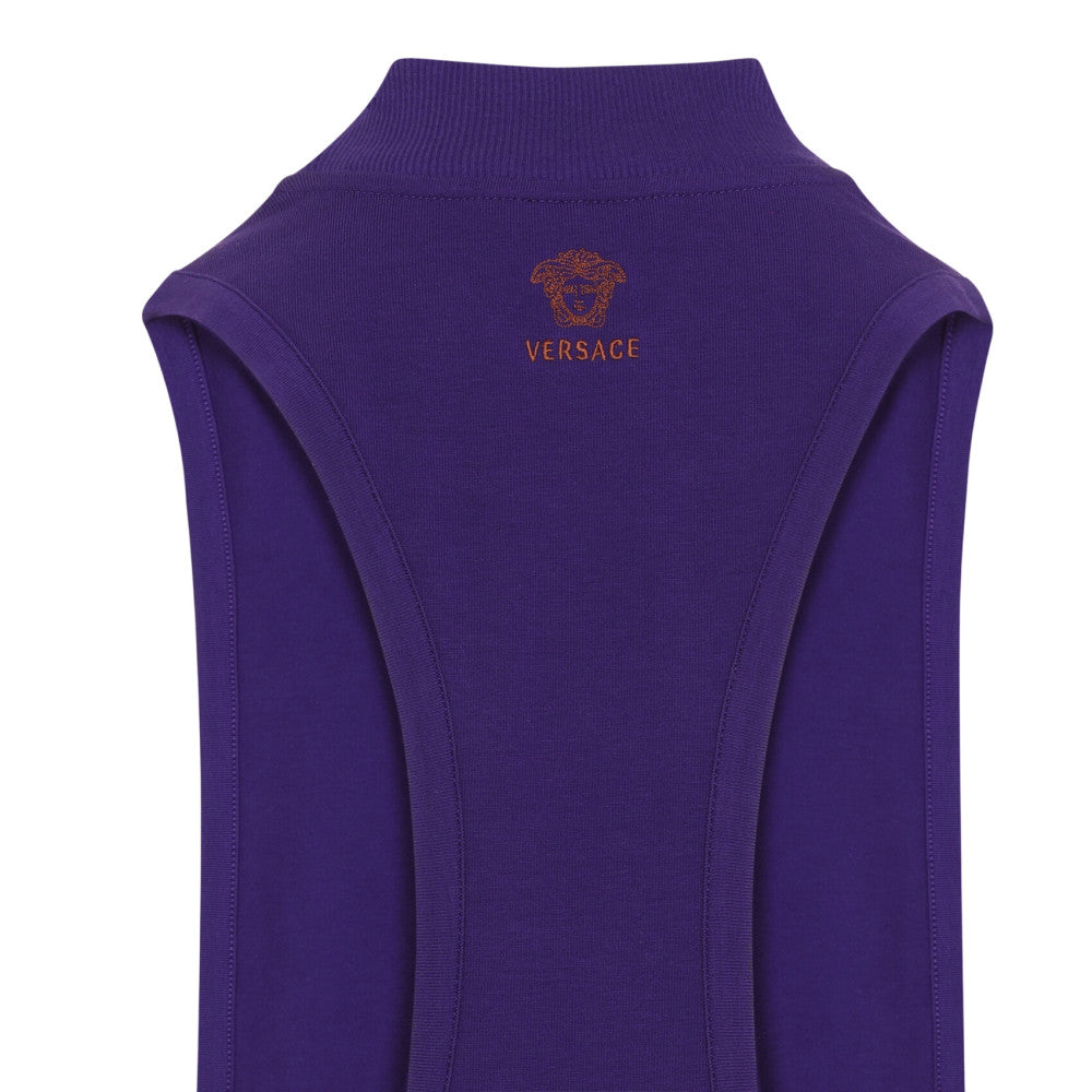 Purple Mock Collar Top 3