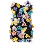 Multicolor Floral Sweet Heart Neck Mini Dress 1