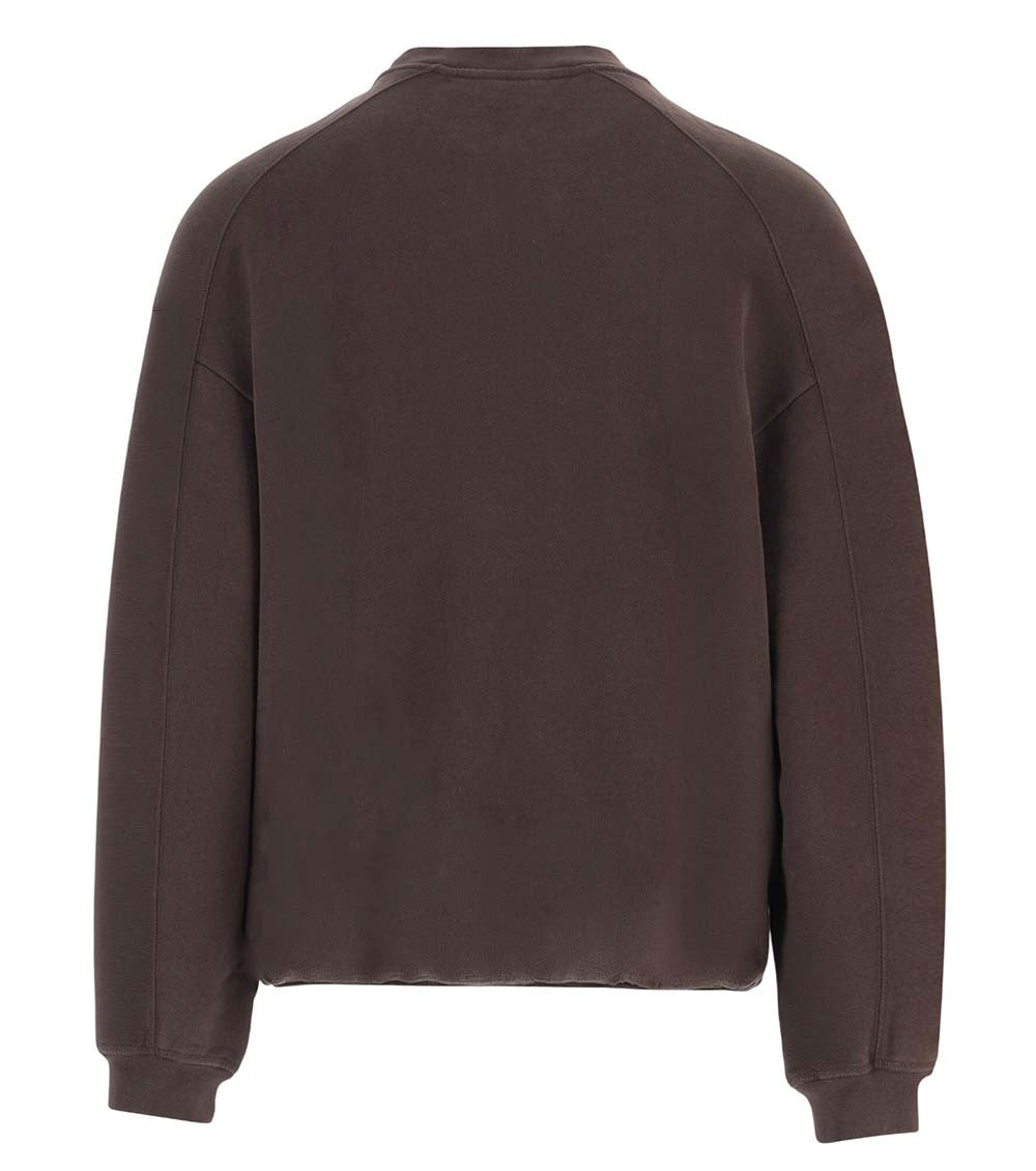 Brown Logo Crew Neck Sweatshirt 2