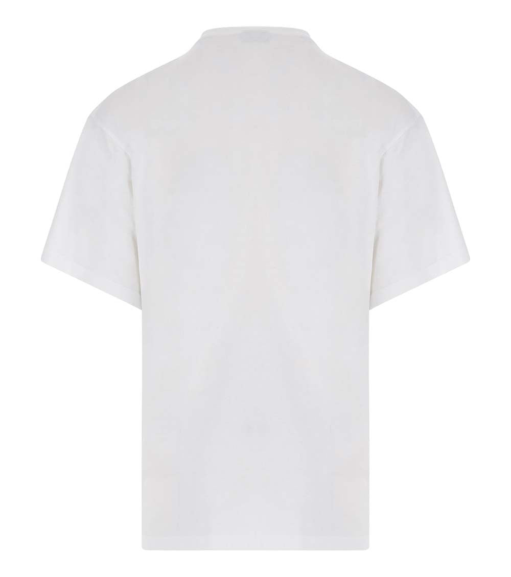 White Graphic Crew Neck T-Shirt 2