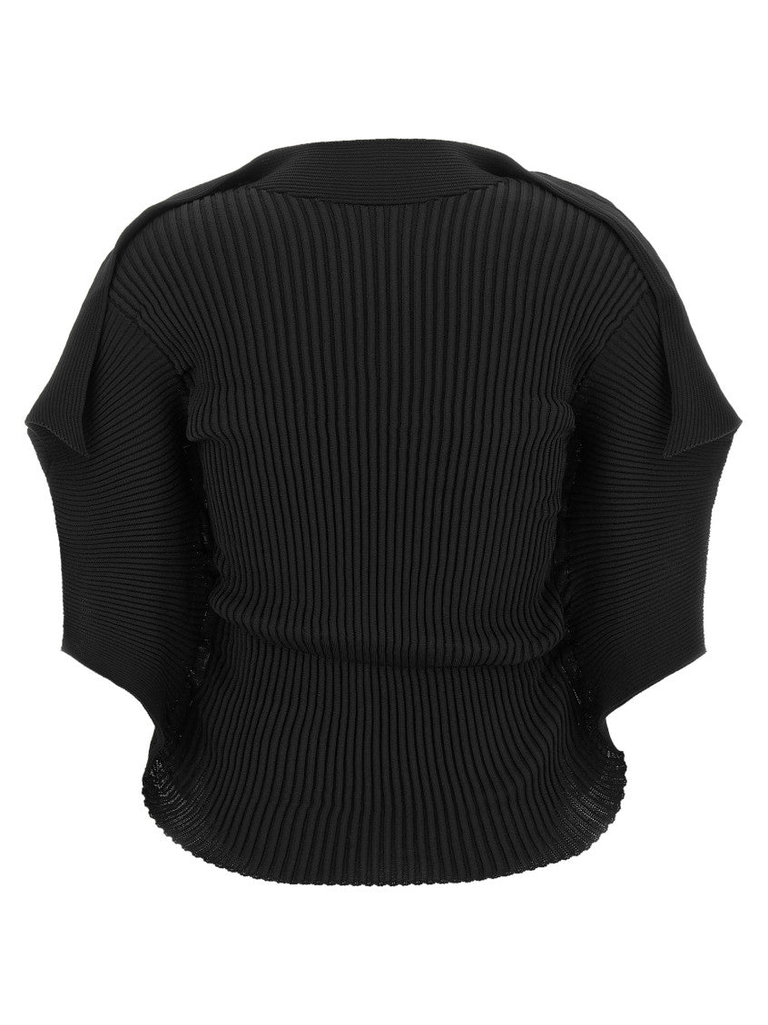 Black Mock Collar Top 4