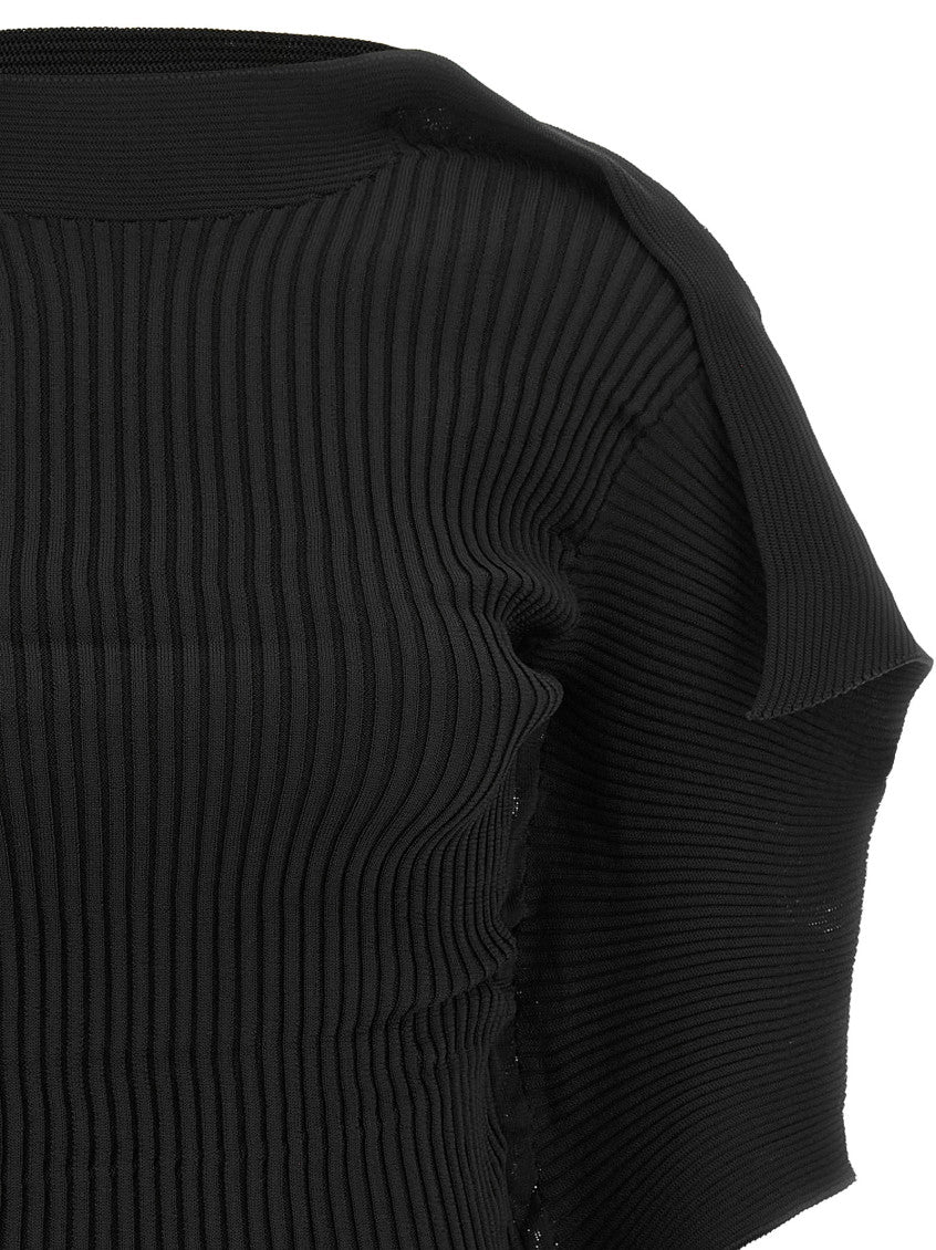 Black Mock Collar Top 5