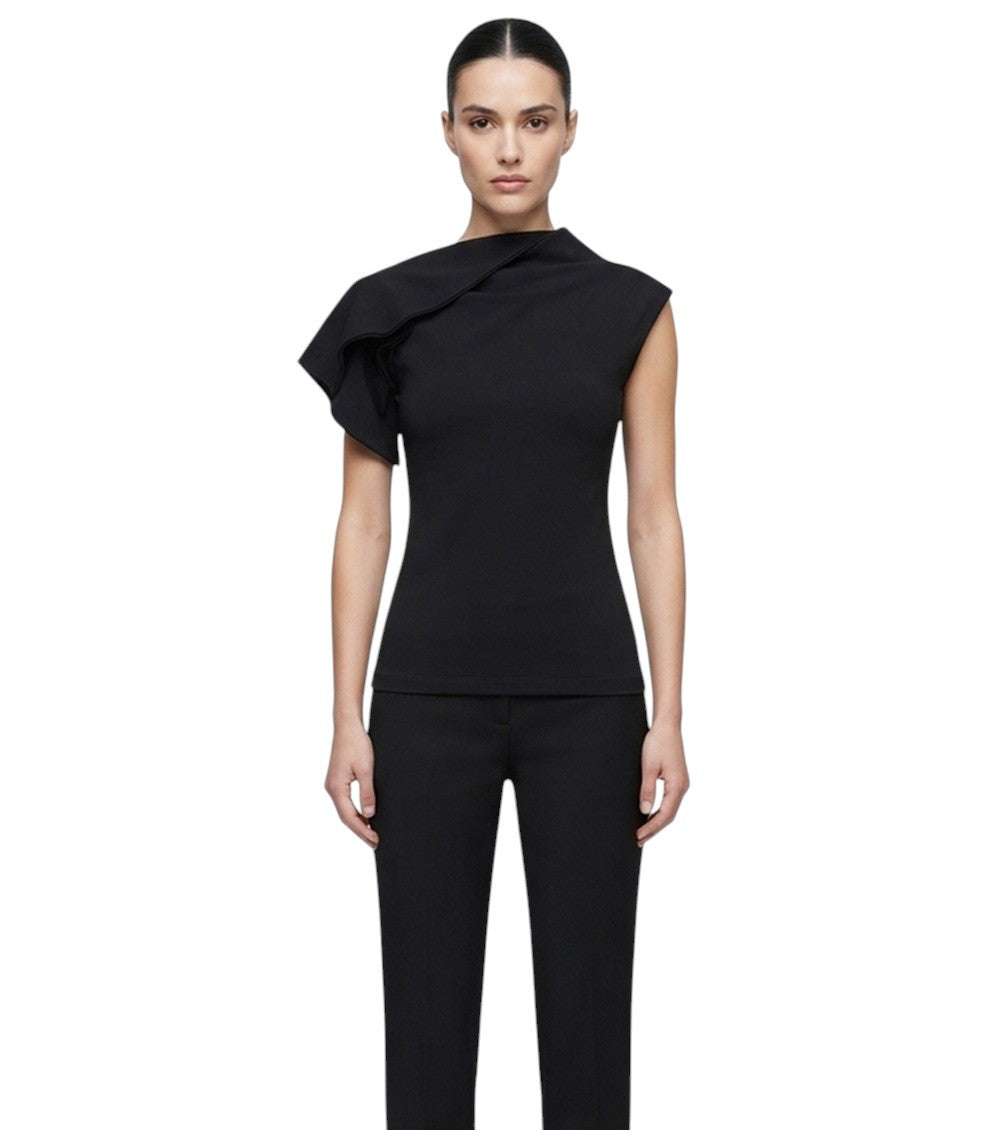 Black Solid Asymmetric Top 1