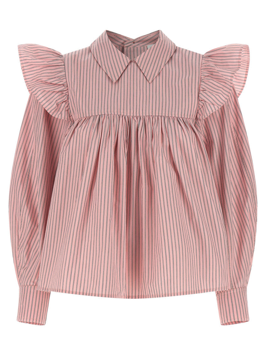 Pink Regular Stripes Shirt 3