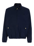 Navy Blue Shirt Collar Jacket 1