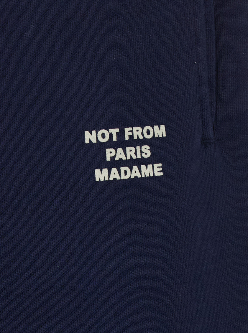 Navy Blue Elasticated Joggers 3