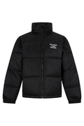 Black Quilted Regular Jacket 1
