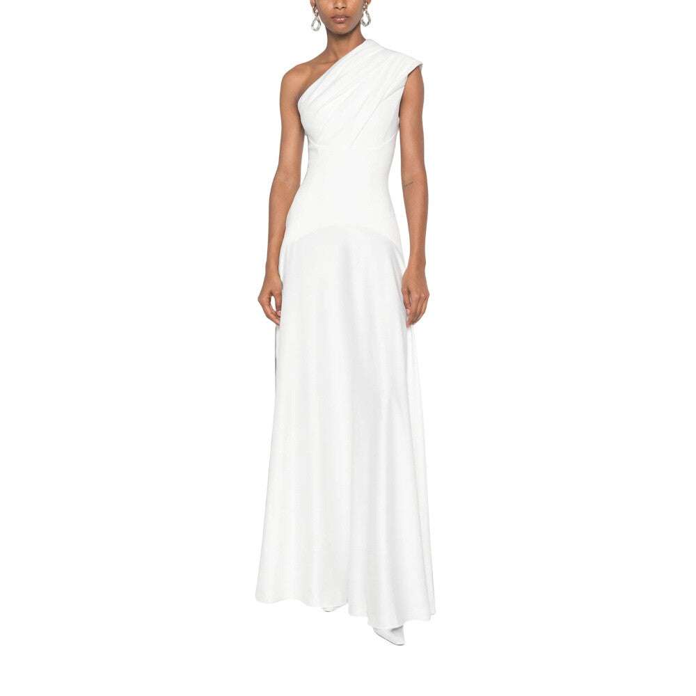 White One Shoulder Maxi Dress 2