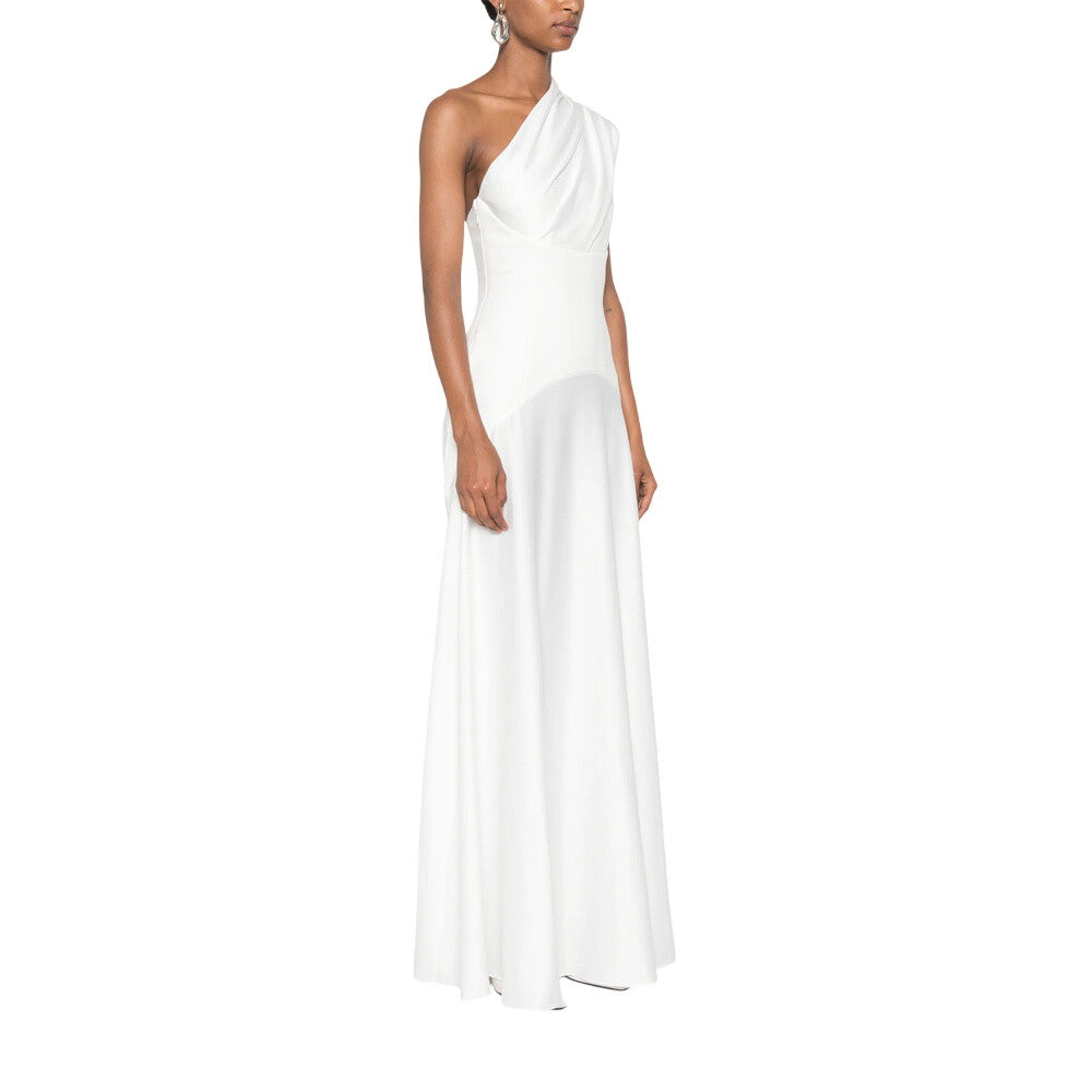 White One Shoulder Maxi Dress 5