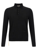 Black Full Sleeves Polo 1