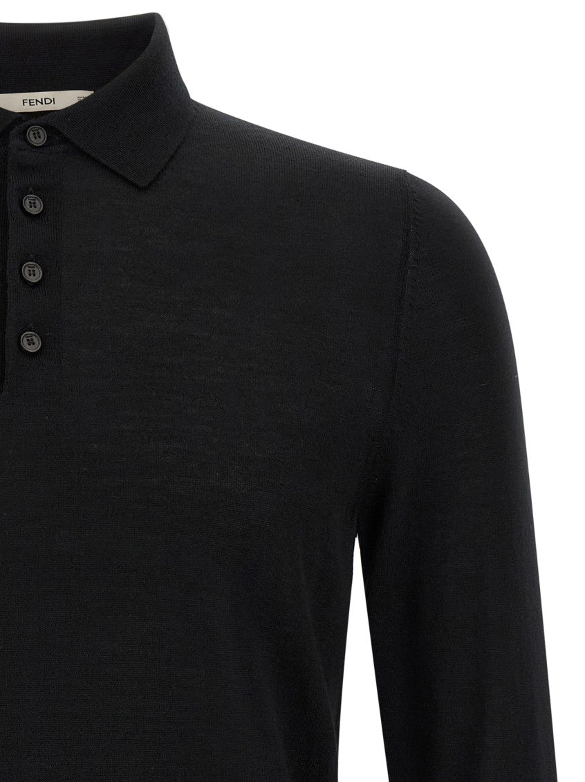 Black Full Sleeves Polo 3