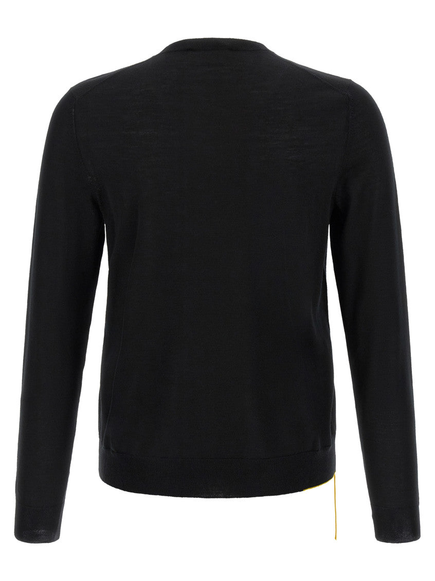 Black Crew Neck Sweater 2