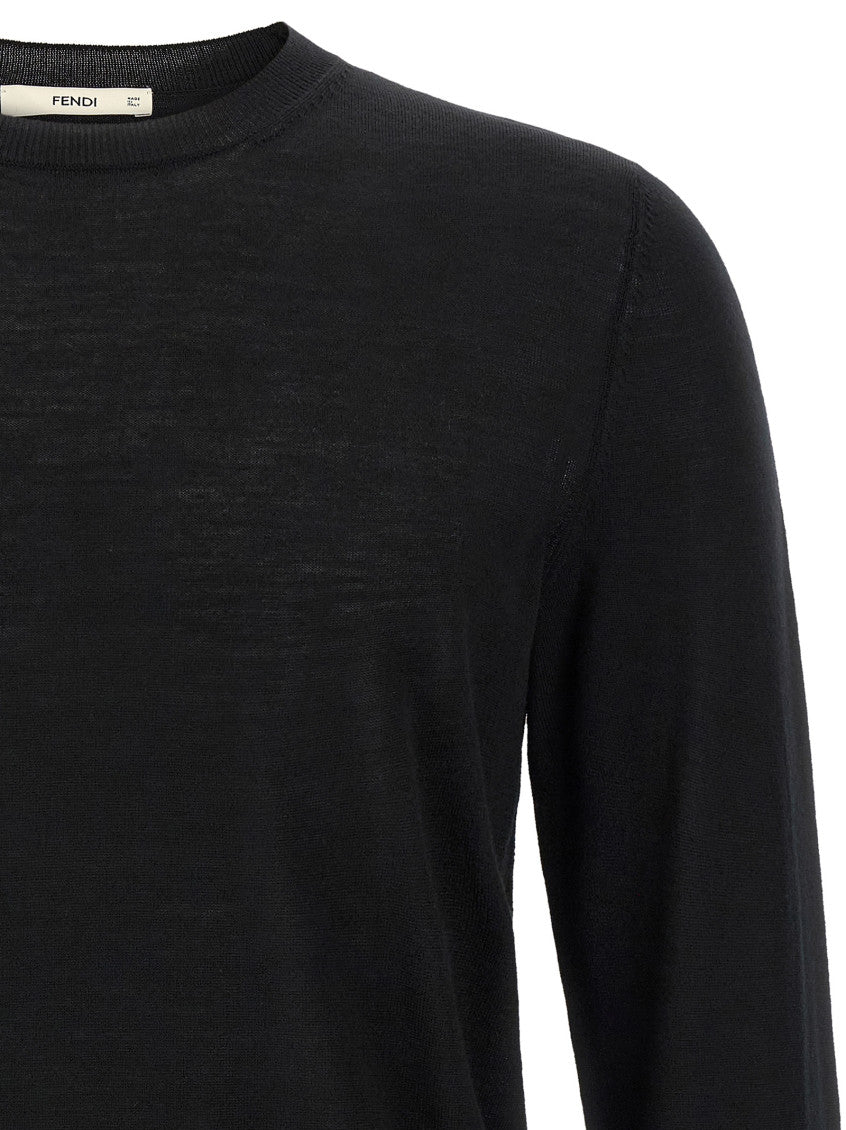 Black Crew Neck Sweater 3