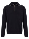 Dark Blue Half Zip Sweater 1